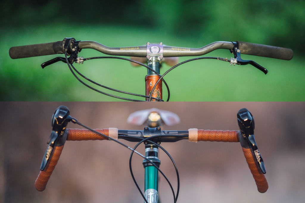 a picture of showing handlebar